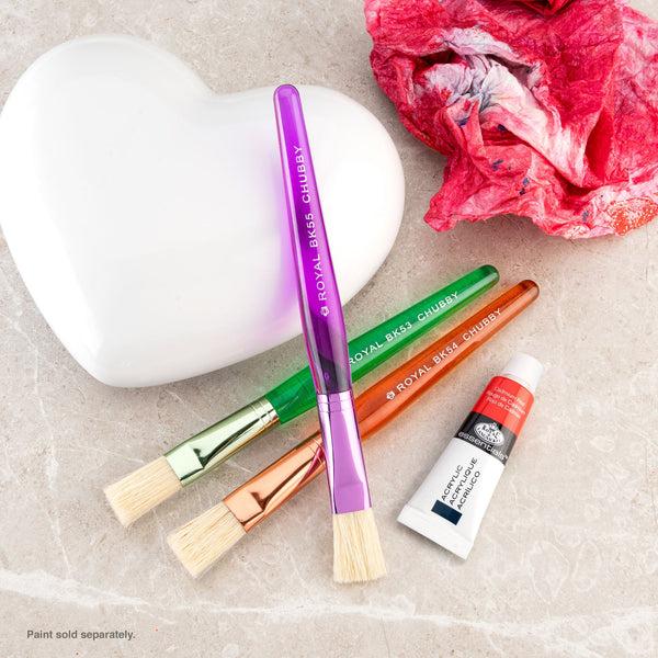 Royal And Langnickel BK619 | Big Kid's Choice™ 3pc Toddler Chubby Flat Brush Set