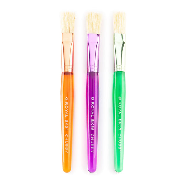 Royal And Langnickel BK619 | Big Kid's Choice™ 3pc Toddler Chubby Flat Brush Set