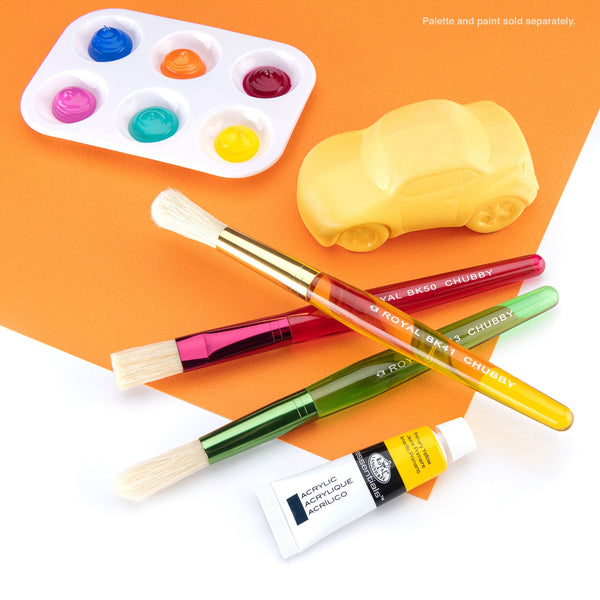 Royal And Langnickel BK620 | Big Kid's Choice™ 3pc Toddler Chubby Round/Flat Brush Set