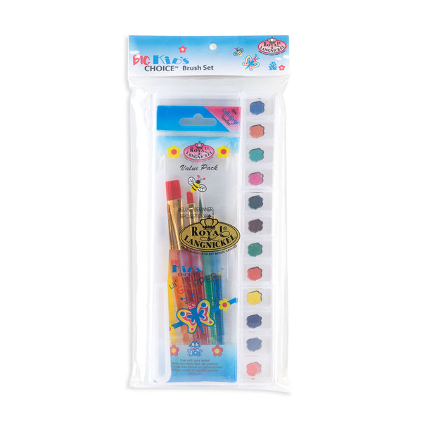 royal and langnickel BK635 | Big Kid's Choice™ Brush Set with Palette
