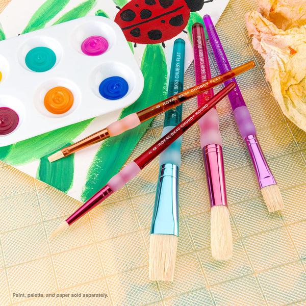 Royal And Langnickel BK672 | Big Kid's Choice™ 5pc Bristle Chubby/Variety Brush Set