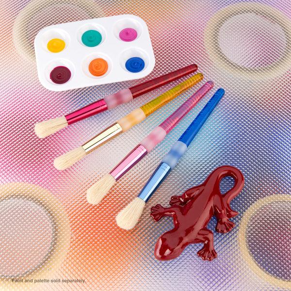 Royal And Langnickel BK673 | Big Kid's Choice™ Lil' Grippers™ 4pc Bristle Round Brush Set