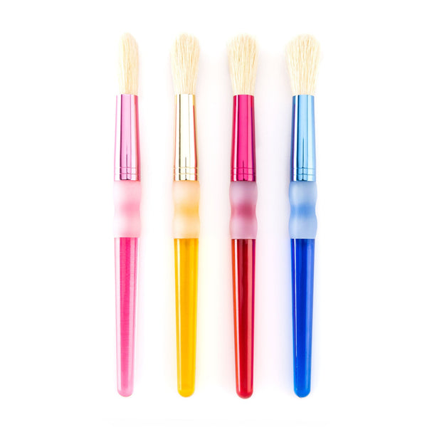 Royal And Langnickel BK673 | Big Kid's Choice™ Lil' Grippers™ 4pc Bristle Round Brush Set