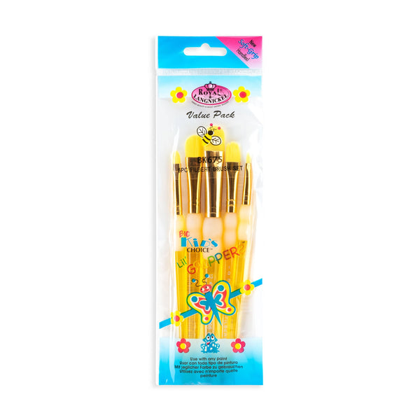 royal and langnickel BK675 | Big Kid's Choice™ 5pc Filbert Brush Set
