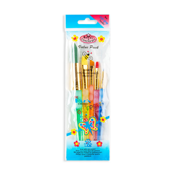 royal and langnickel BK676 | Big Kid's Choice™ 5pc Variety Brush Set