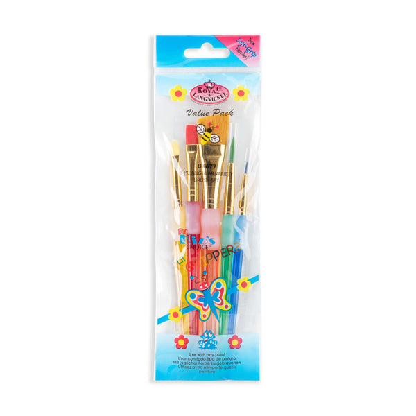 royal and langnickel BK677 | Big Kid's Choice™ 5pc Variety Brush Set