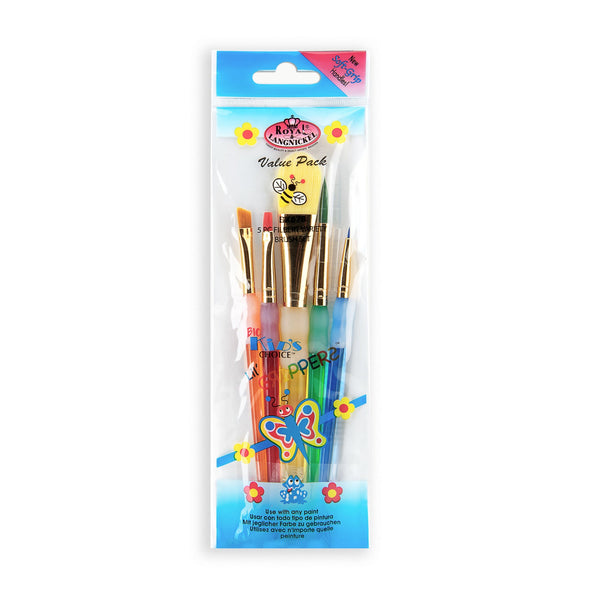 royal and langnickel BK678 | Big Kid's Choice™ 5pc Variety Brush Set
