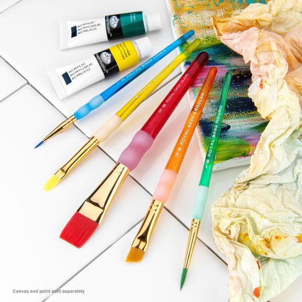 Royal And Langnickel BK682 | Big Kid's Choice™ 5pc Lil' Grippers™ Variety Brush Set