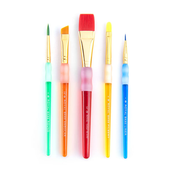 Royal And Langnickel BK682 | Big Kid's Choice™ 5pc Lil' Grippers™ Variety Brush Set