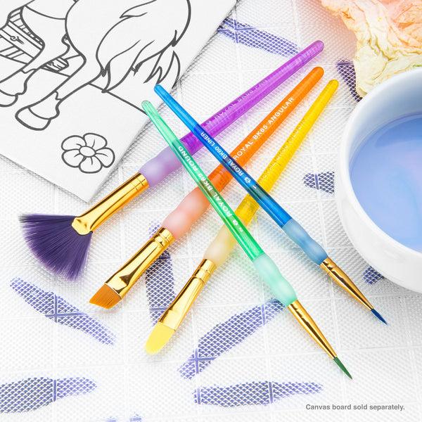 Royal And Langnickel BK683 | Big Kid's Choice™ 5pc Lil' Grippers™ Variety Brush Set