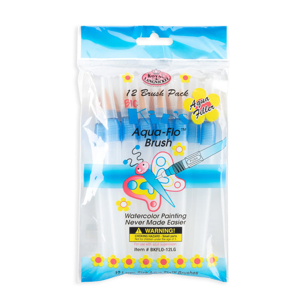 royal and langnickel BKFLO-12LG | Big Kid's Choice™ 12pc Large Aqua-flo™ Brush Set