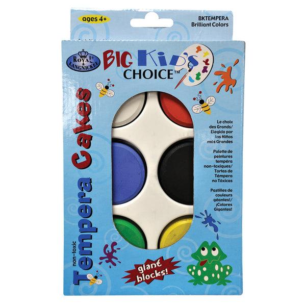 royal and langnickel BKTEMPERA | Big Kid's Choice™ 6 Color Tempera Cakes