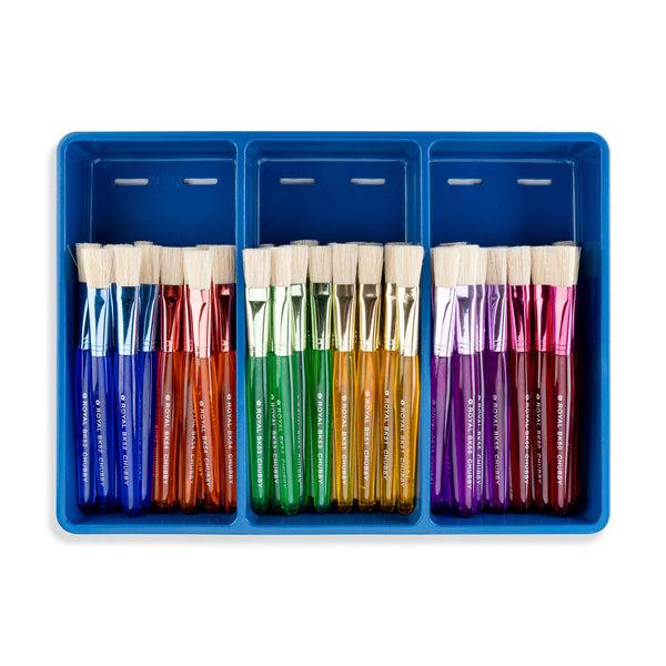 Royal And Langnickel BLBOX-BKCHUBFLT-48 | Big Kid's Choice™ 48pc Chubby Flat Brush Set