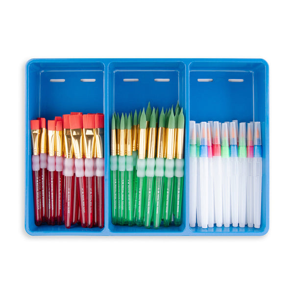 royal and langnickel BLBOX-BKJUMBO-48 | Big Kid's Choice™ 48pc Chubby Variety Brush Set