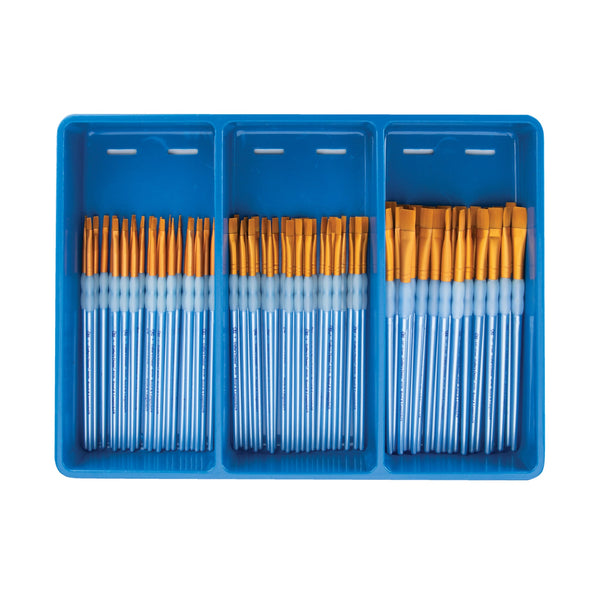 royal and langnickel BLBOX-CCSHD-72 | 72pc Crafter's Choice™ Shader Brush Blue Box Set