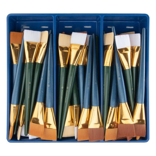 royal and langnickel BLBOX-JUMBO48 | Big Kid's Choice™ Blue Box 48pc Round Brush Assortment