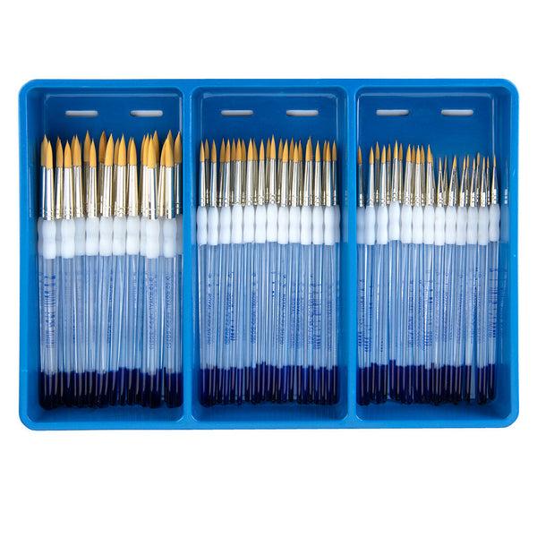 royal and langnickel BLBOX-SGRND-72 | Soft-Grip™ 72pc Round Artist Brush Display Box