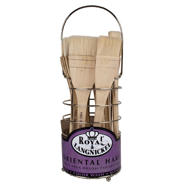 royal and langnickel CAD-HAK-72 | Oriental Hake Large Area Brush Classroom Caddie