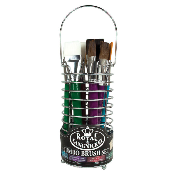royal and langnickel CAD-JUMBO-48 | Jumbo Brush 48pc Classroom Caddie
