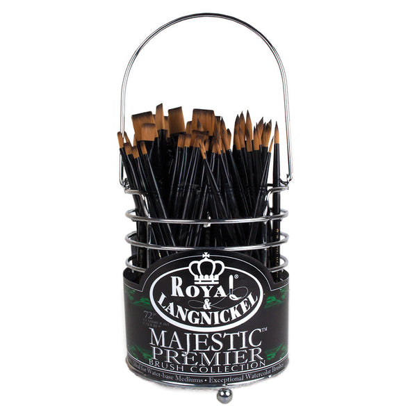 royal and langnickel CAD-MAJ-72 | Majestic™ Brush 72pc Classroom Caddie