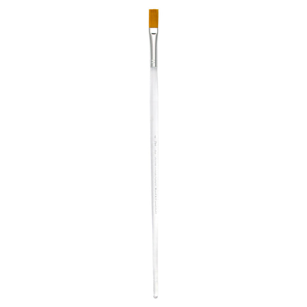 Royal And Langnickel CL1150 Series | Clear Choice™ Long Handle Golden Taklon Flat Brush