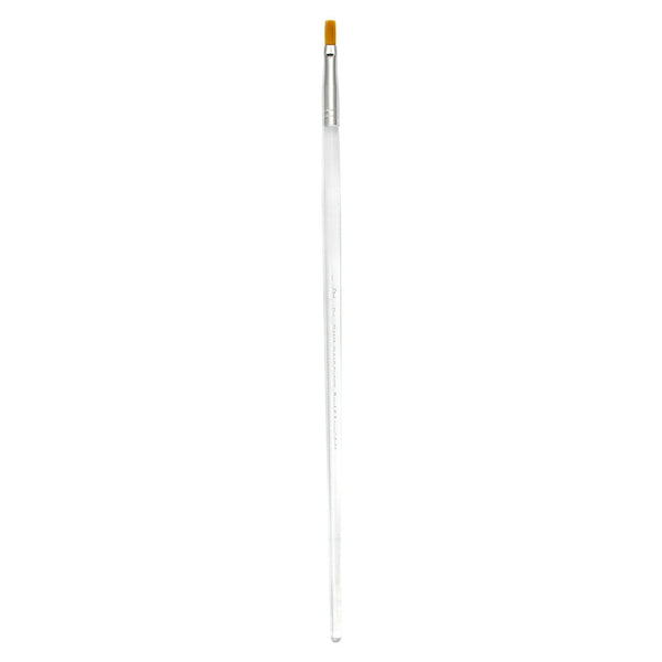 royal and langnickel CL1150 Series | Clear Choice™ Long Handle Golden Taklon Flat Brush