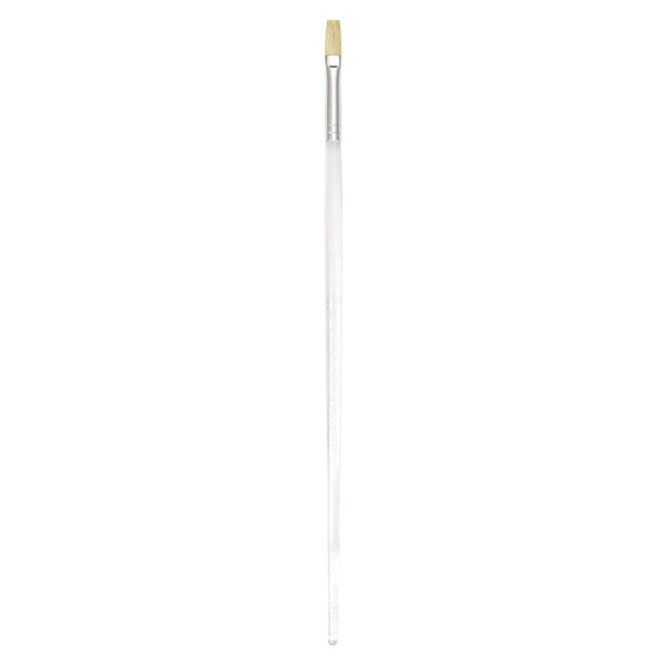 Royal And Langnickel CL1425 Series | Clear Choice™ Long Handle White Bristle Flat Brush