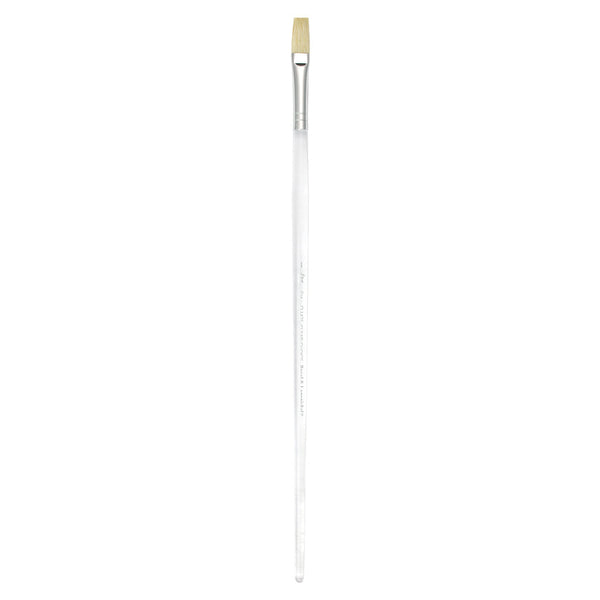 Royal And Langnickel CL1425 Series | Clear Choice™ Long Handle White Bristle Flat Brush