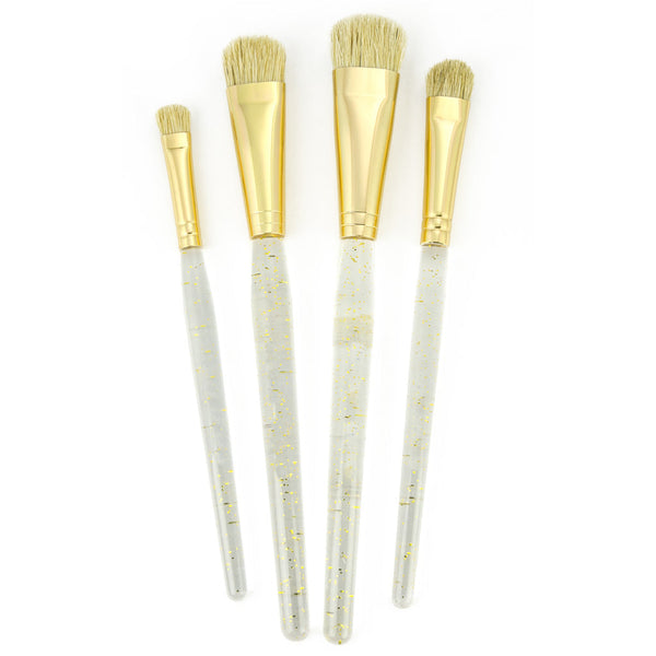 Royal And Langnickel CLSTEN-23 | Clear Choice™ 4pc Half Moon Stencil Brush Set