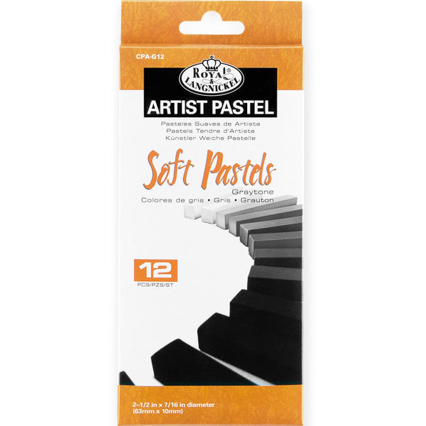 royal and langnickel CPA-G12 | Graytone Soft Pastel 12 Color Pack