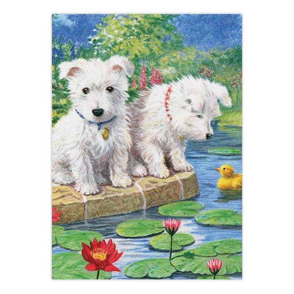 Royal And Langnickel CPNMIN-108 | Colour Pencil By Numbers™ 12pc 5" X 7" Westies Project