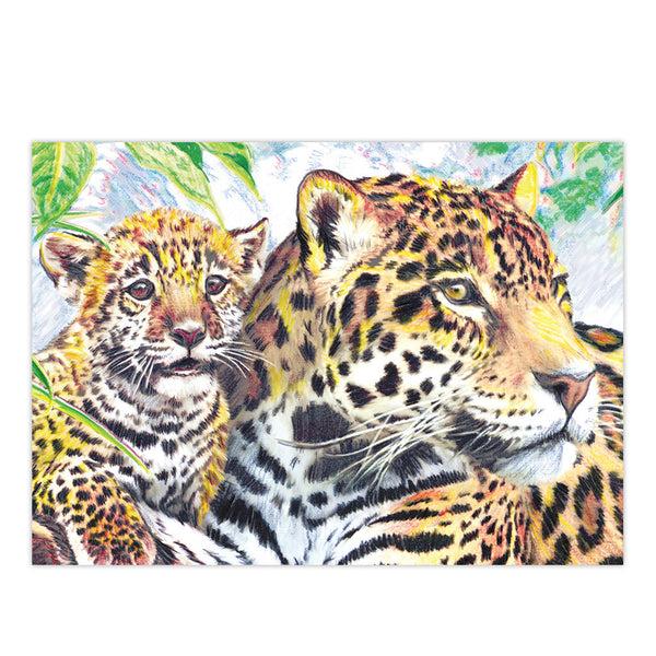 Royal And Langnickel CPNMIN-110 | Colour Pencil By Numbers™ 12pc 5" X 7" Jaguars Project