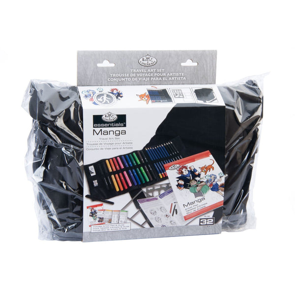 royal and langnickel FA-102 | Essentials™ 32pc Manga Drawing & Sketching Travel Art Set