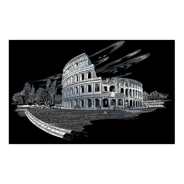 Royal And Langnickel FAM Series | Engraving Art™ Famous Places 11-1/4"x 15-3/8" Silver Foil Project