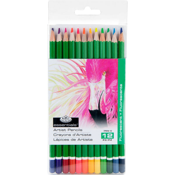 royal and langnickel FPEN-12 | 12pc Fluorescent Artist Pencils