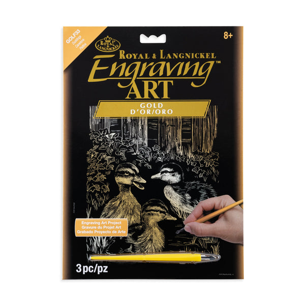 Royal And Langnickel GOLF Series | Engraving Art™ 8" X 10" Gold Foil Projects