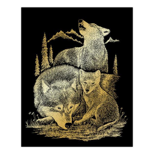 Royal And Langnickel GOLF-SET2 | Engraving Art™ 5pc 3-Project Gold Foil Set