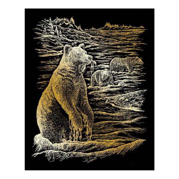 Royal And Langnickel GOLF-SET2 | Engraving Art™ 5pc 3-Project Gold Foil Set