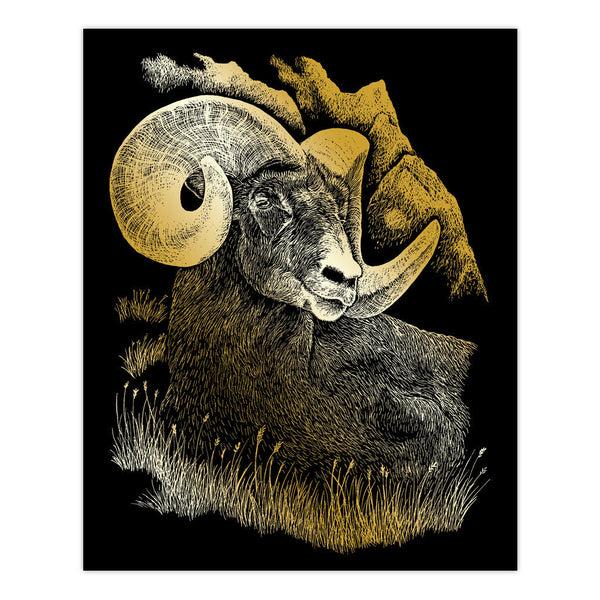 Royal And Langnickel GOLF-SET2 | Engraving Art™ 5pc 3-Project Gold Foil Set