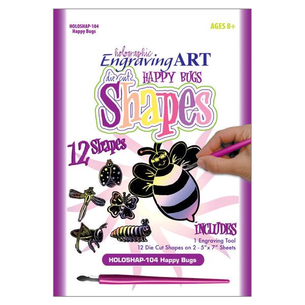 royal and langnickel HOLOSHAP-104 | Engraving Art™ Happy Bugs Shapes