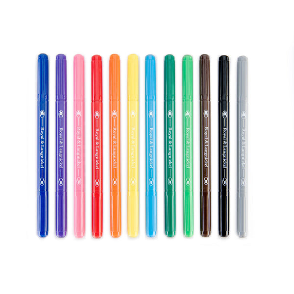 Royal And Langnickel MARK-12 | Essentials™ 12pc Double-Tipped Color Markers