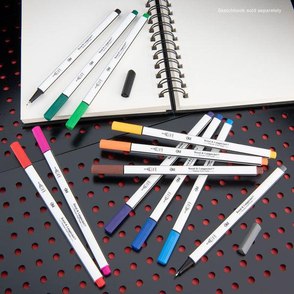 Royal And Langnickel MARK-2101 | 12pc Fineliner Artist Markers