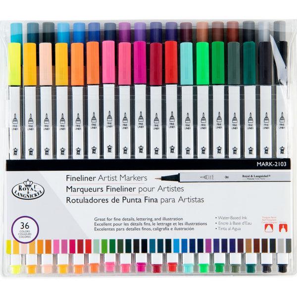 royal and langnickel MARK-2103 | 36pc Fineliner Artist Markers