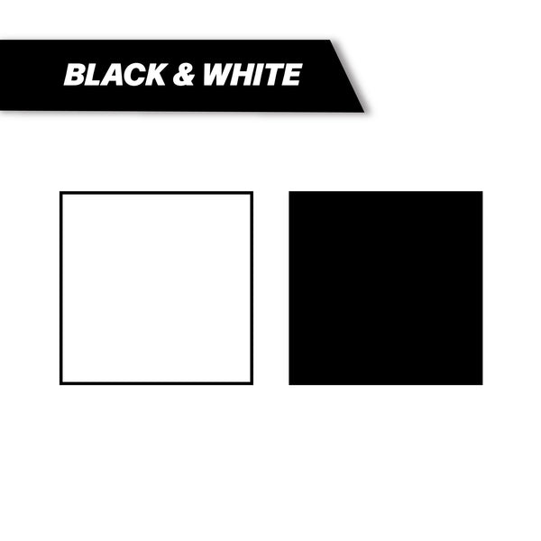 Royal And Langnickel MARK-2724 | 2PC Acrylic 2mm Reversible Tip Black/White