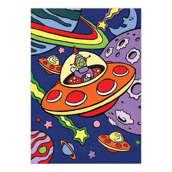 Royal And Langnickel MFP10 | Painting By Numbers™ Children's 10pc 8.75" X 11.75" Outerspace Painting Project