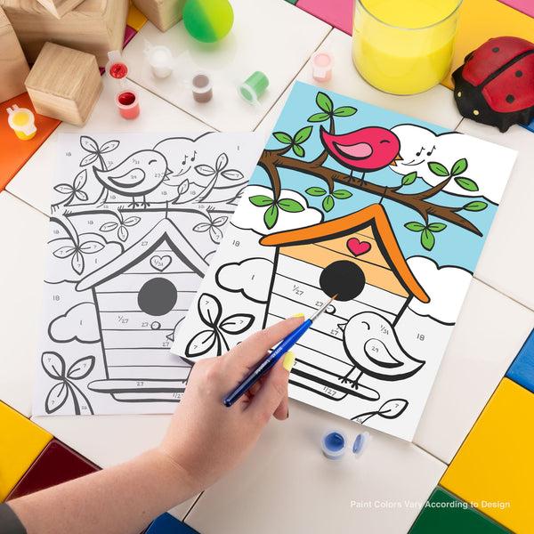 Royal And Langnickel MFP17 | Painting By Numbers™ Children's 10pc 8.75" X 11.75" Singing Birds Painting Project