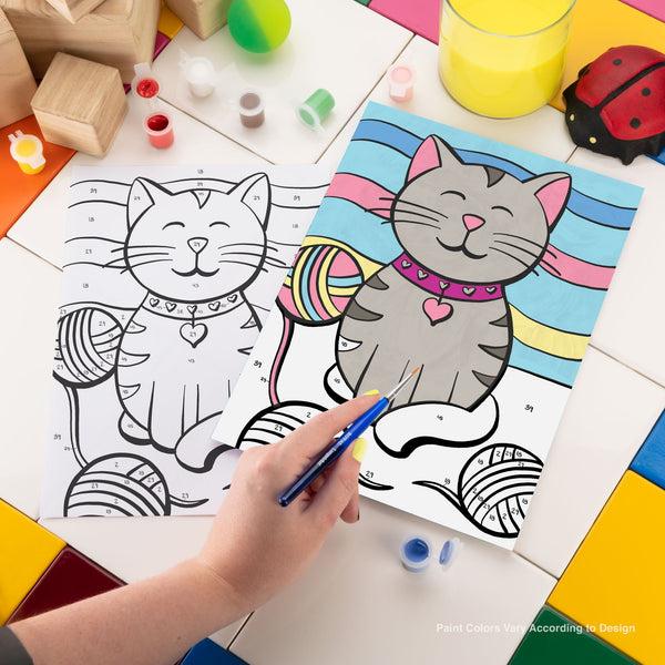 Royal And Langnickel MFP18 | Painting By Numbers™ Children's 10pc 8.75" X 11.75" Kitten Painting Project