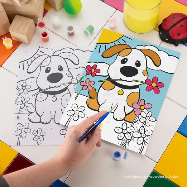Royal And Langnickel MFP22 | Painting By Numbers™ Children's 10pc 8.75" X 11.75" Puppy Painting Project