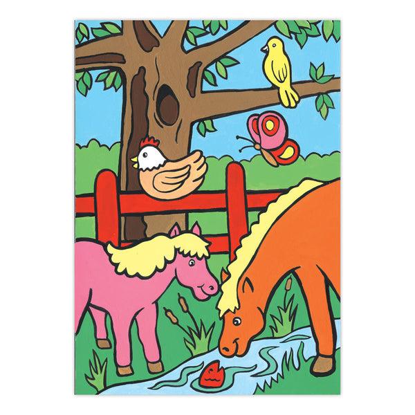 Royal And Langnickel MFP8 | Painting By Numbers™ Children's 10pc 8.75" X 11.75" Farm Animals Painting Project