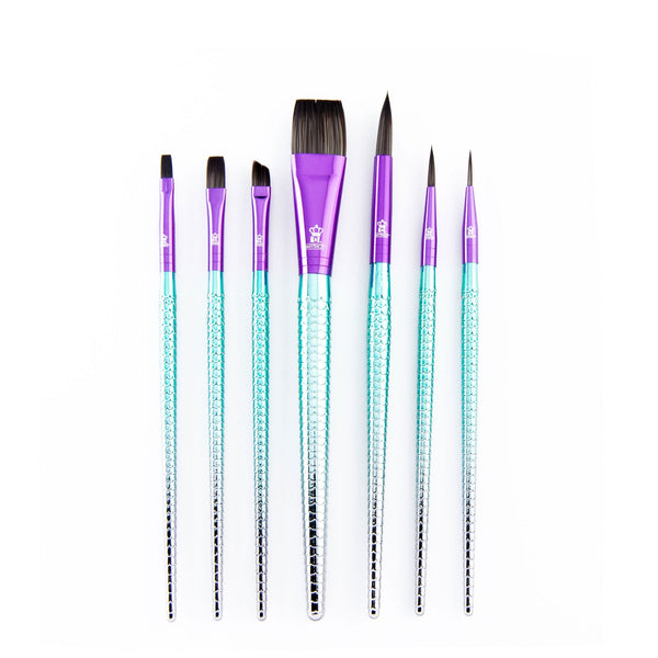 Royal And Langnickel MYTH 202 | Mythos™ Mermaid 7pc Variety Brush Set